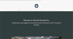Desktop Screenshot of mayrichkennels.com